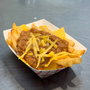 Chili on french fries